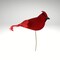 Red Cardinal Pick – 16"H Foam Bird Stem for Wreaths & Holiday Decor-85962RD